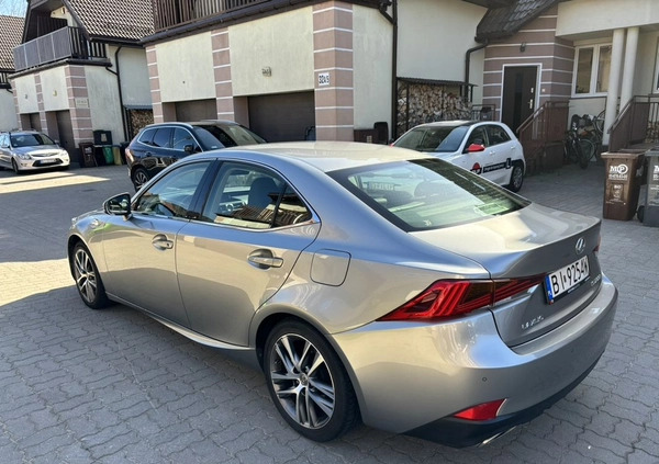 Lexus IS cena 87000 przebieg: 119413, rok produkcji 2017 z Białystok małe 631